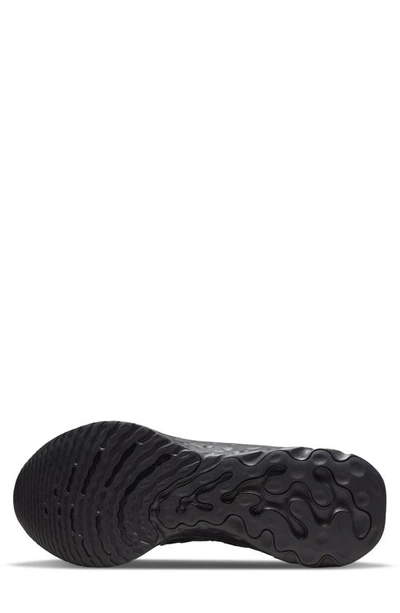 Nike React Infinity Run Flyknit 3 Running Shoe In Black/ Black/ Black