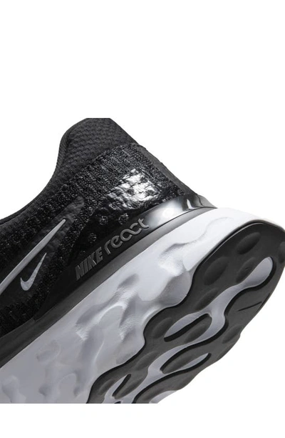 Shop Nike React Infinity Run Flyknit 3 Running Shoe In Black/ White