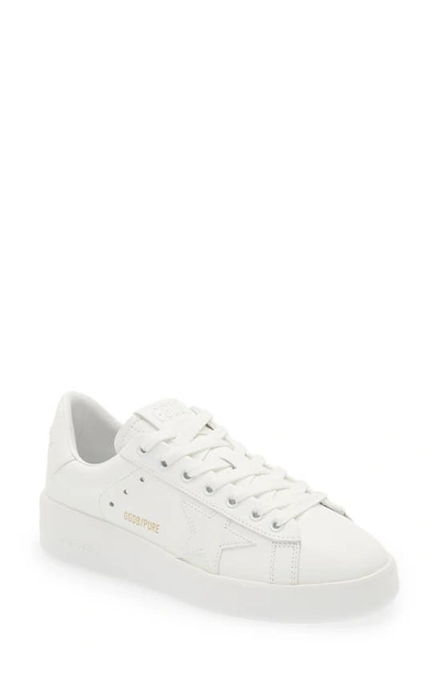 Shop Golden Goose Pure Star Low Top Sneaker In Optic White