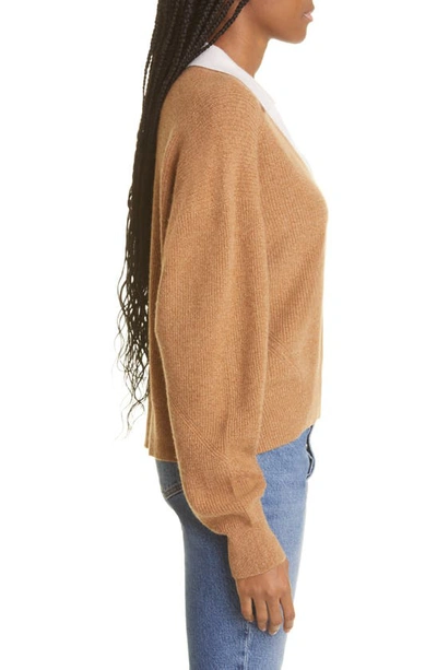 Shop Rag & Bone Pierce Cashmere Polo Sweater In Camel