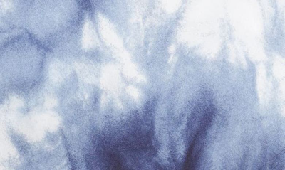 Natori Sora Tie Dye Satin Robe In Indigo
