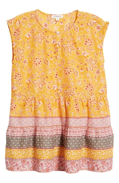 Beachlunchlounge Jessa Blouse In Papaya Lilies
