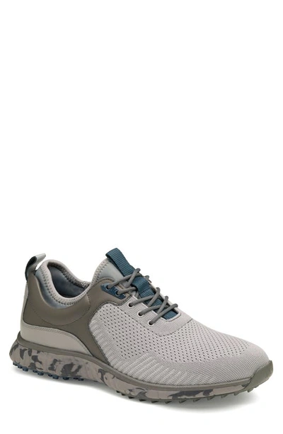 Shop Johnston & Murphy Xc4 H2-sport Hybrid Knit Waterproof Sneaker In Gray Knit
