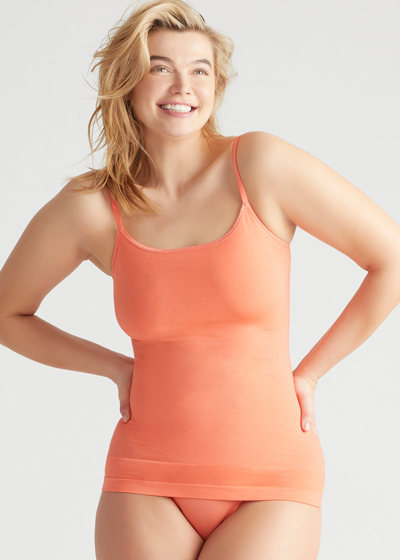 Shop Yummie Convertible Shaping Camisole In Peach Echo