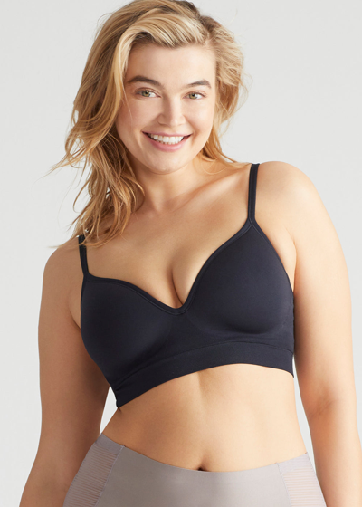 Shop Yummie Dawn Contour Bra In Black