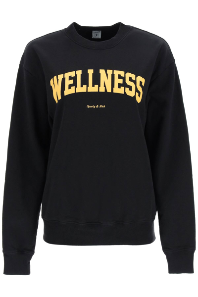 Shop Sporty And Rich Sporty Rich Wellness Ivy Sweatshirt In Mixed Colours