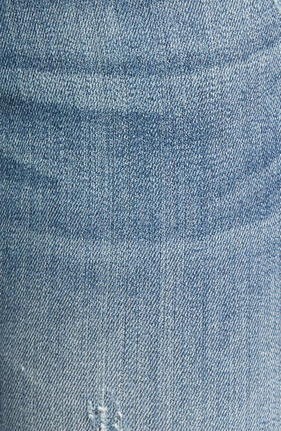 Vigoss Jagger Distressed Crop Skinny Jeans In Medium Wash