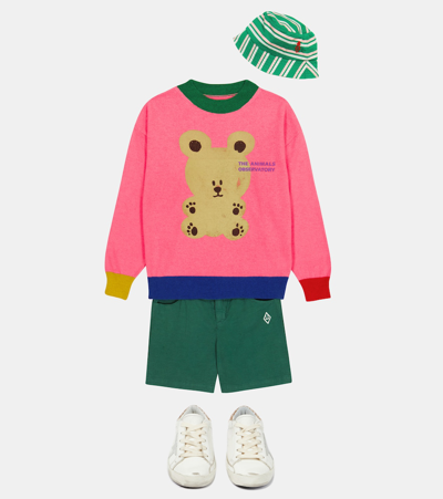 Shop The Animals Observatory Bull Printed Sweater In Pink
