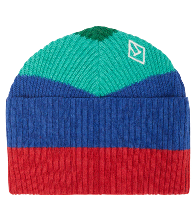 Shop The Animals Observatory Pony Striped Beanie In Multicoloured