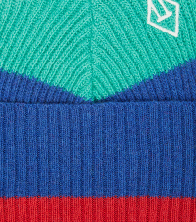 Shop The Animals Observatory Pony Striped Beanie In Multicoloured