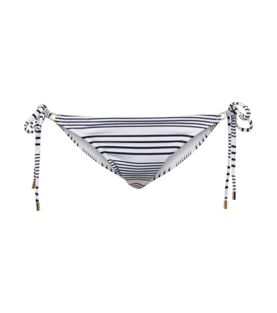 Melissa Odabash Cancun Striped Bikini Bottoms In Pique Stripe