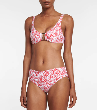Melissa Odabash Bel Air Bikini Bottoms In Amalfi Red