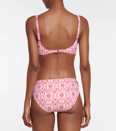 Melissa Odabash Bel Air Bikini Bottoms In Amalfi Red