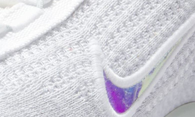 Shop Nike Kids' Air Vapormax 2021 Fk Sneaker In White/ Clear/ White