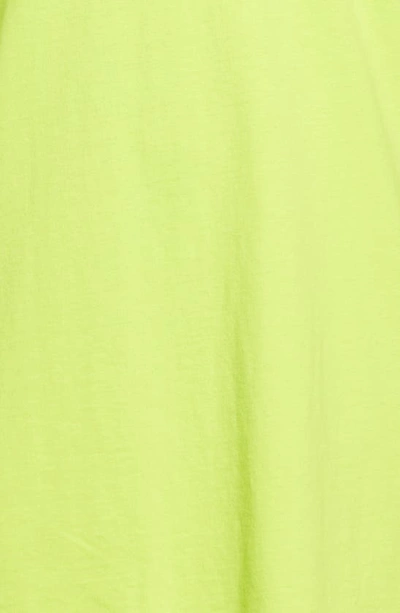 Shop Nike Sportswear Essential T-shirt Dress In Atomic Green/ White