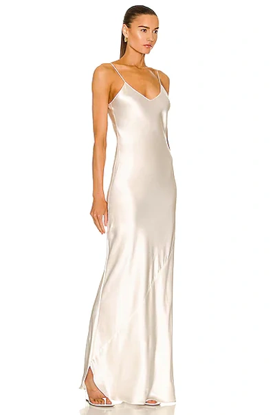 Shop Nili Lotan Cami Gown In Ivory