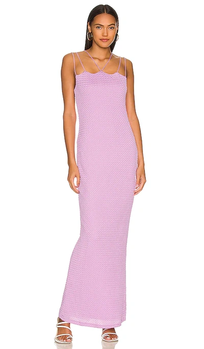 Shop Camila Coelho Angie Maxi Dress In Lavender