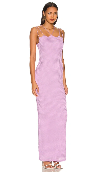 Shop Camila Coelho Angie Maxi Dress In Lavender