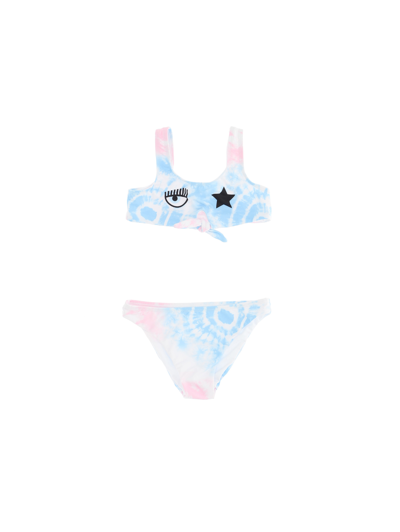 Shop Chiara Ferragni Tie-dye Eyestar Bikini In Fairytale + Corydalis