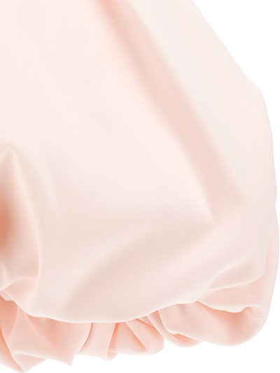 Monnalisa Macramé Princess Dress In Pink + Cream