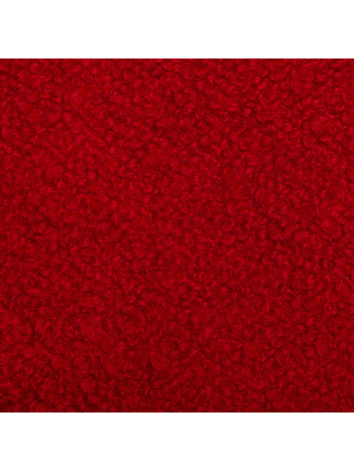 Monnalisa Bouclé Coat In Ruby Red
