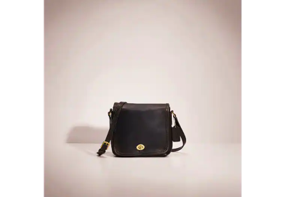 Shop Coach Vintage Companion Bag In Brass/black