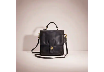 Shop Coach Vintage Station Bag In Brass/black 1