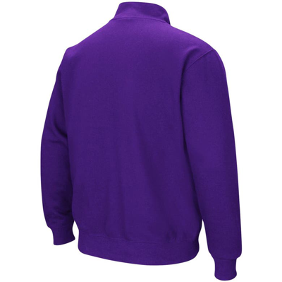 Shop Colosseum Purple Clemson Tigers Tortugas Logo Quarter-zip Pullover Jacket