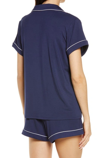Nordstrom Moonlight Eco Short Pajamas In Navy Peacoat