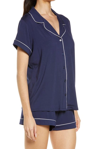 Nordstrom Moonlight Eco Short Pajamas In Navy Peacoat
