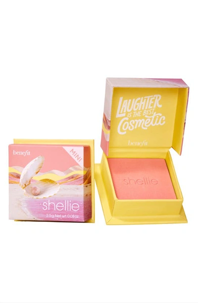 Shop Benefit Cosmetics Wanderful World Silky Soft Powder Blush, 0.74 oz In Shellie Mini