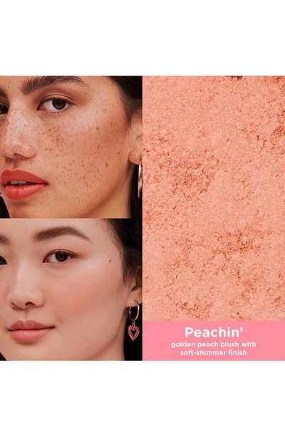 Shop Benefit Cosmetics Wanderful World Silky Soft Powder Blush, 0.74 oz In Peachin Mini