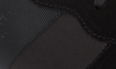 Shop Ted Baker Waverdi Sneaker In Black Satin/ Suede