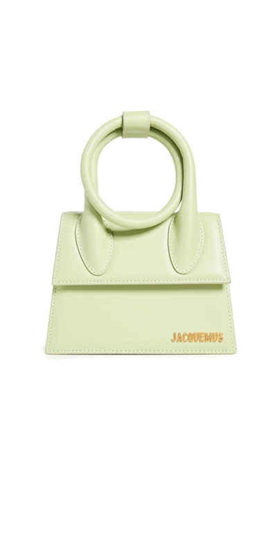 Jacquemus Light Green 'Le Chiquito' Bag - NOBLEMARS