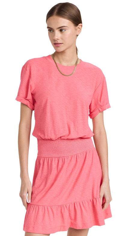 Shop Nation Ltd Moxie Easy T-shirt Dress In Strawberry Shake
