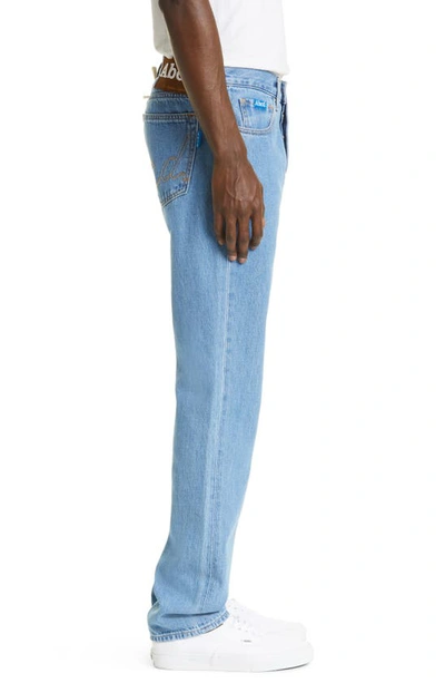 Shop Advisory Board Crystals Gender Inclusive Abcd. Slim Fit Jeans In Light Blue