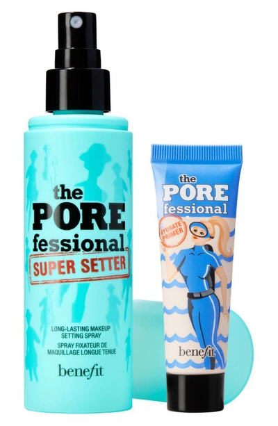 Shop Benefit Cosmetics Super Pore Duo Setting Spray & Pore Primer Set Usd $47 Value
