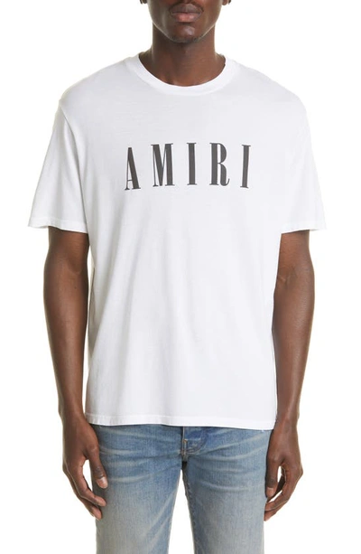 Shop Amiri Core Logo Graphic Cotton Tee In White