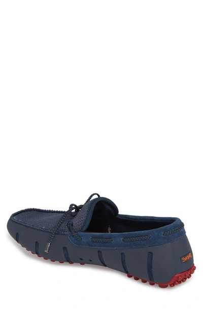 Shop Swims Driving Shoe In Navy / Deep Red