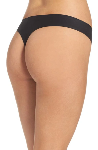 Shop Chantelle Lingerie Soft Stretch Thong In Black