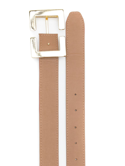 Sarah Chofakian Sc Reversible Belt In Brown