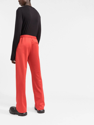 Shop Off-white Single Arrow Slim Track Pants In Rot