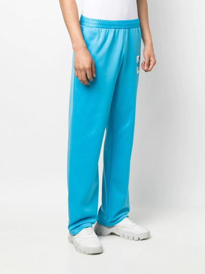 Shop Off-white Single Arrow Slim Track Pants In Blau