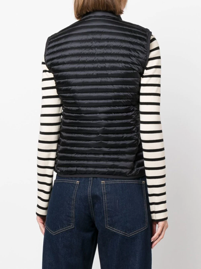 Save The Duck Arabella Water Repellent Quilted Puffer Vest In Black