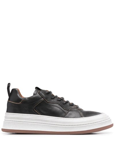 Shop Buttero Rube Lace-up Sneakers In Black