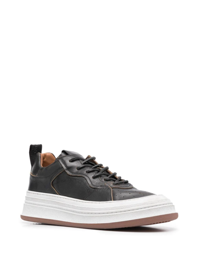 Shop Buttero Rube Lace-up Sneakers In Black