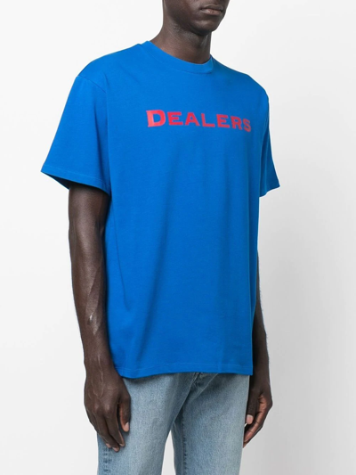 Just Don Logo-print Short-sleeve T-shirt In Blue