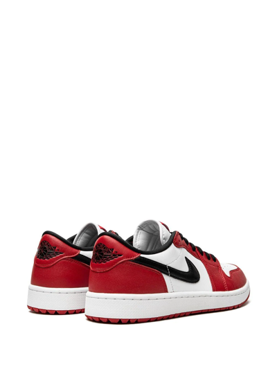 Shop Jordan Air  1 Low Golf "chicago" Sneakers In Red