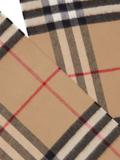 Shop Burberry The Classic Check Cashmere Scarf In Neutrals