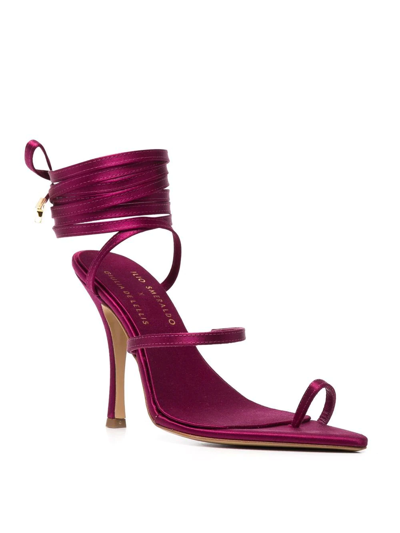 Shop Ilio Smeraldo Lellis Lace-up Sandals In Pink